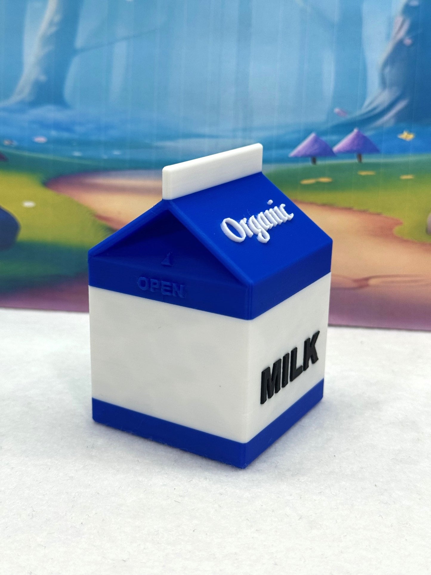 5pcs Mini Cows with Milk Carton, 3D Printed Articulated Fidget Mini Cow Figures, Party Decorations MC001-4X