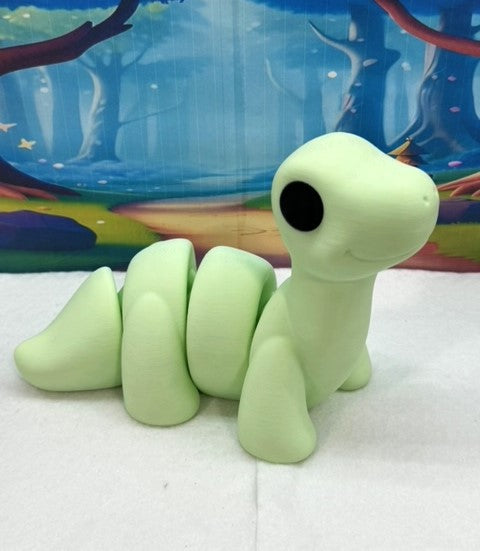 3D Printed Dinosaur, 3D Printed Animals Desktop Toys, 4pcs Brontosaurus Dinosaur Toy, Home Office Decor AD001-TRI (Copy) (Copy)