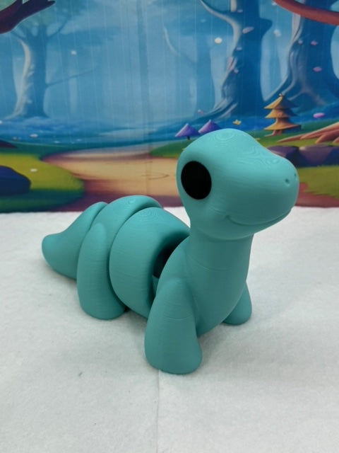 3D Printed Dinosaur, 3D Printed Animals Desktop Toys, 4pcs Brontosaurus Dinosaur Toy, Home Office Decor AD001-TRI (Copy) (Copy)