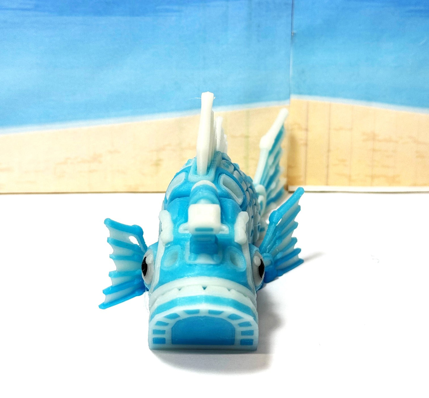 3D Printed Cyber Fish 7" Articulated Futuristic Cyber Fish Toy, 3D Printed Cyber Sci-Fi Toy (Copy)