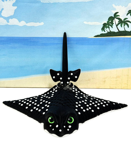 Articulated Eagle Ray/Igor Spotted Eagle Ray 9" 3D Printed Coastal Sea Creatures