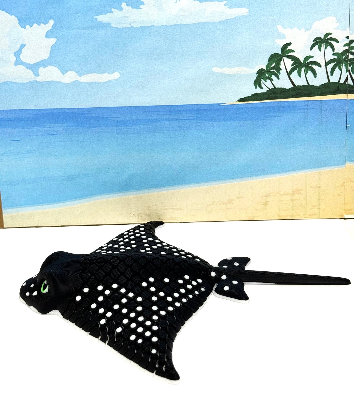 Articulated Eagle Ray/Igor Spotted Eagle Ray 9" 3D Printed Coastal Sea Creatures