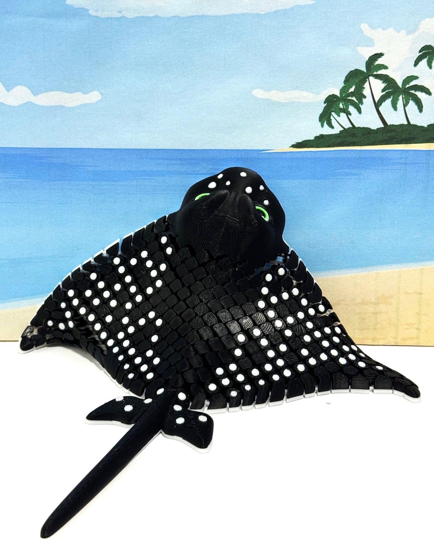 Articulated Eagle Ray/Igor Spotted Eagle Ray 9" 3D Printed Coastal Sea Creatures